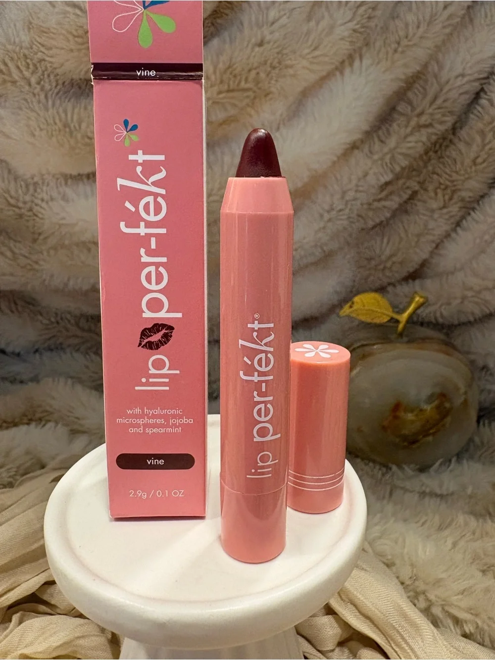 Lip‎ Per-fékt Creamy Lip Crayon - Wine (Pink Packaging)
